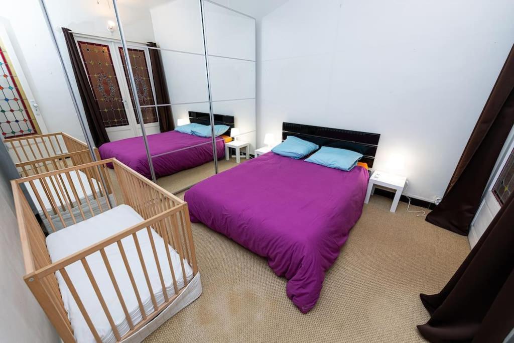 Anna-Maria : Grand Appartement 10 Personnes+Parking Prive -Actif+ Location- 马赛 外观 照片